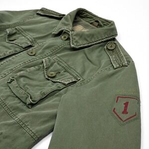 US Army 1st Infantry‎ Division Jacket Men's Small.  The Big Red One Button Coat